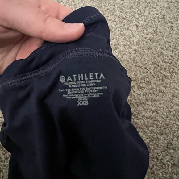 Athleta Navy Swim Shorts, size xxs - Picture 3 of 3